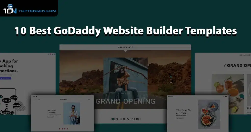 10 Best GoDaddy Website Builder Templates