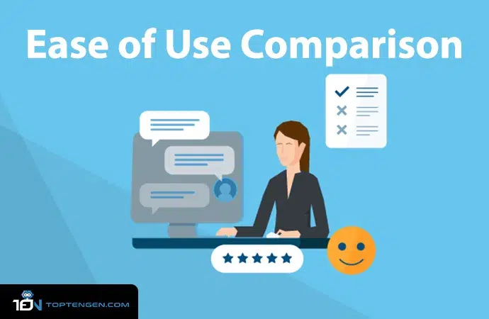 Ease of use comparison 